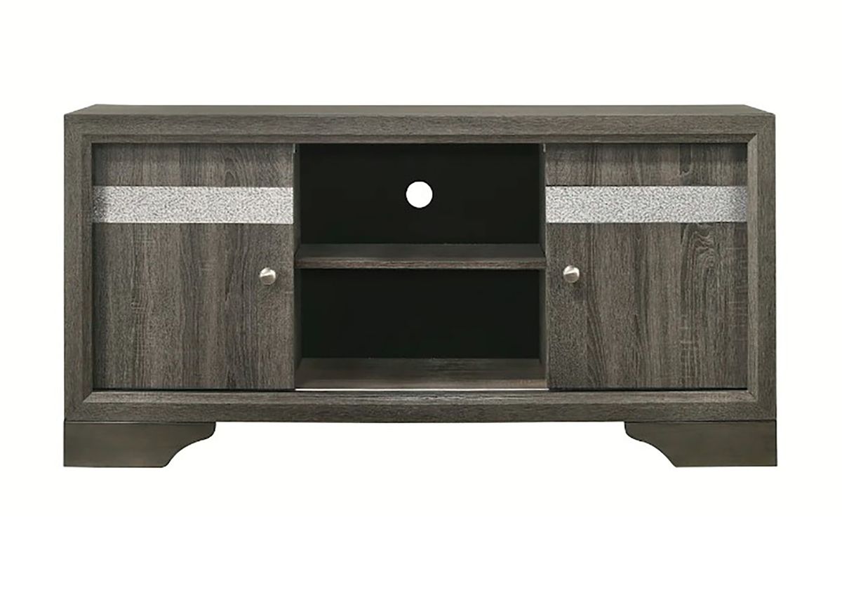 Crown Mark Furniture Regata TV Stand in Gray image