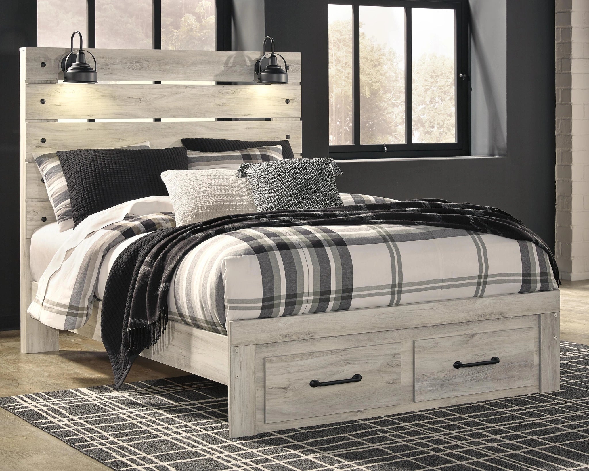 Cambeck Bed with 2 Storage Drawers