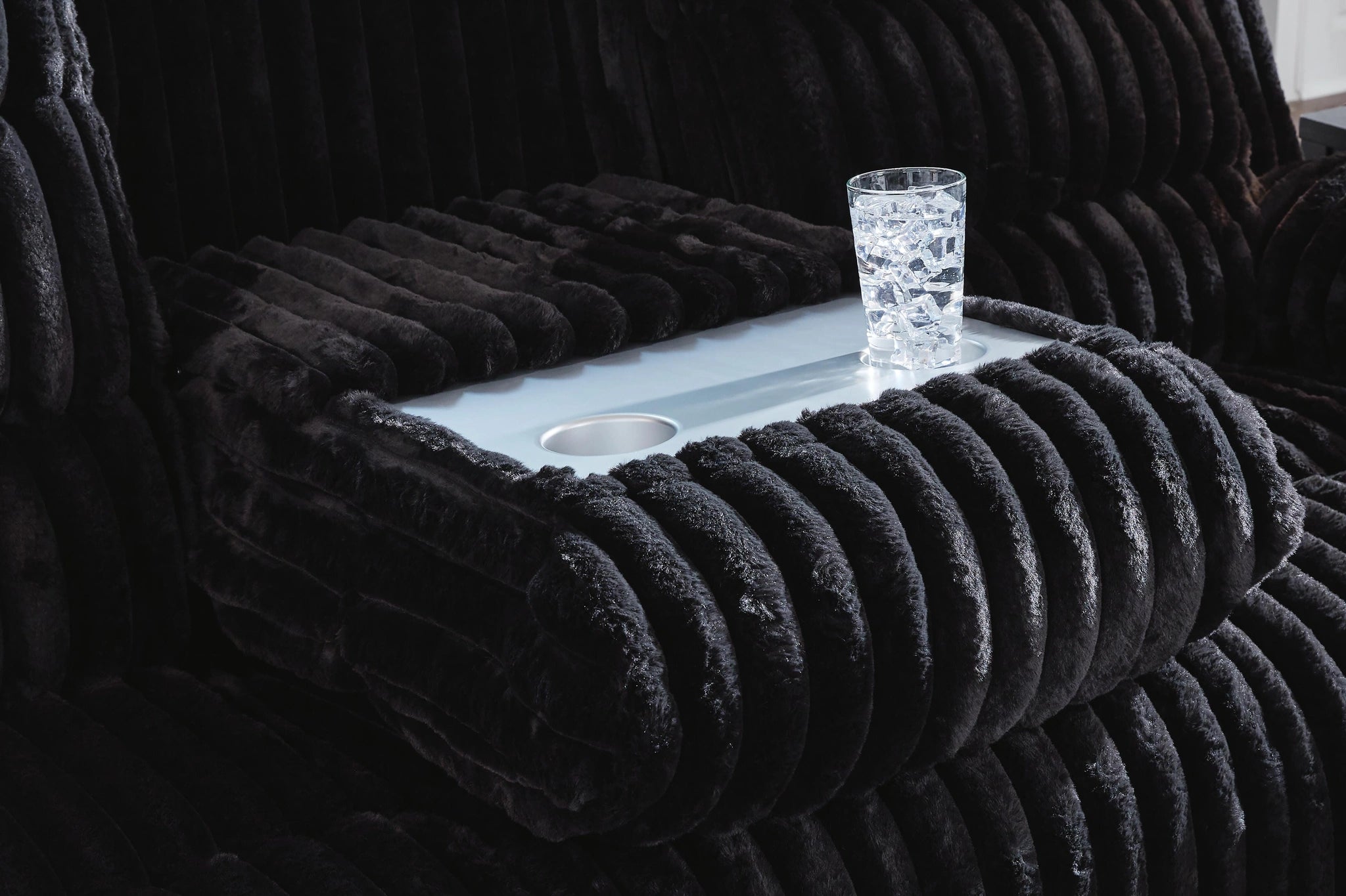 Rhine Falls Power Reclining Sofa with Drop Down Table
