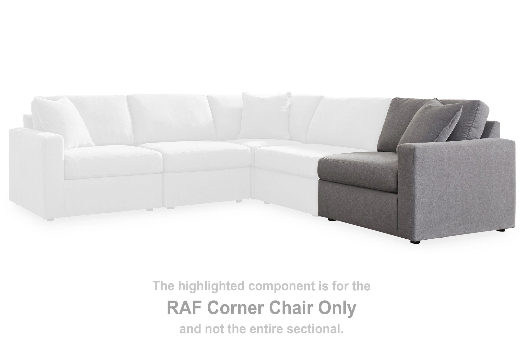 Modmax Balanced Sectional with Audio and Storage Consoles