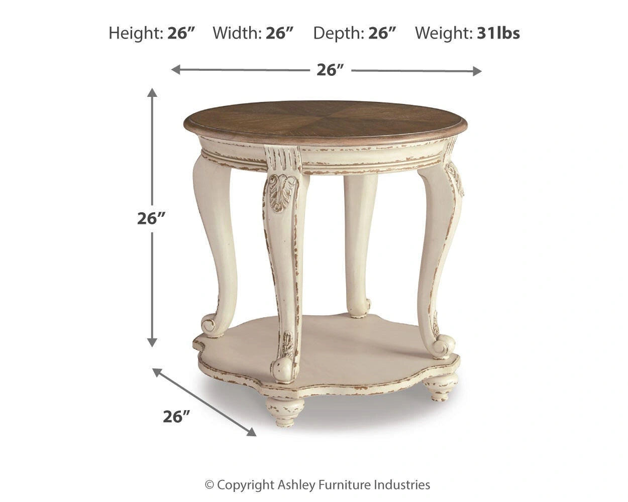 Realyn End Table Set