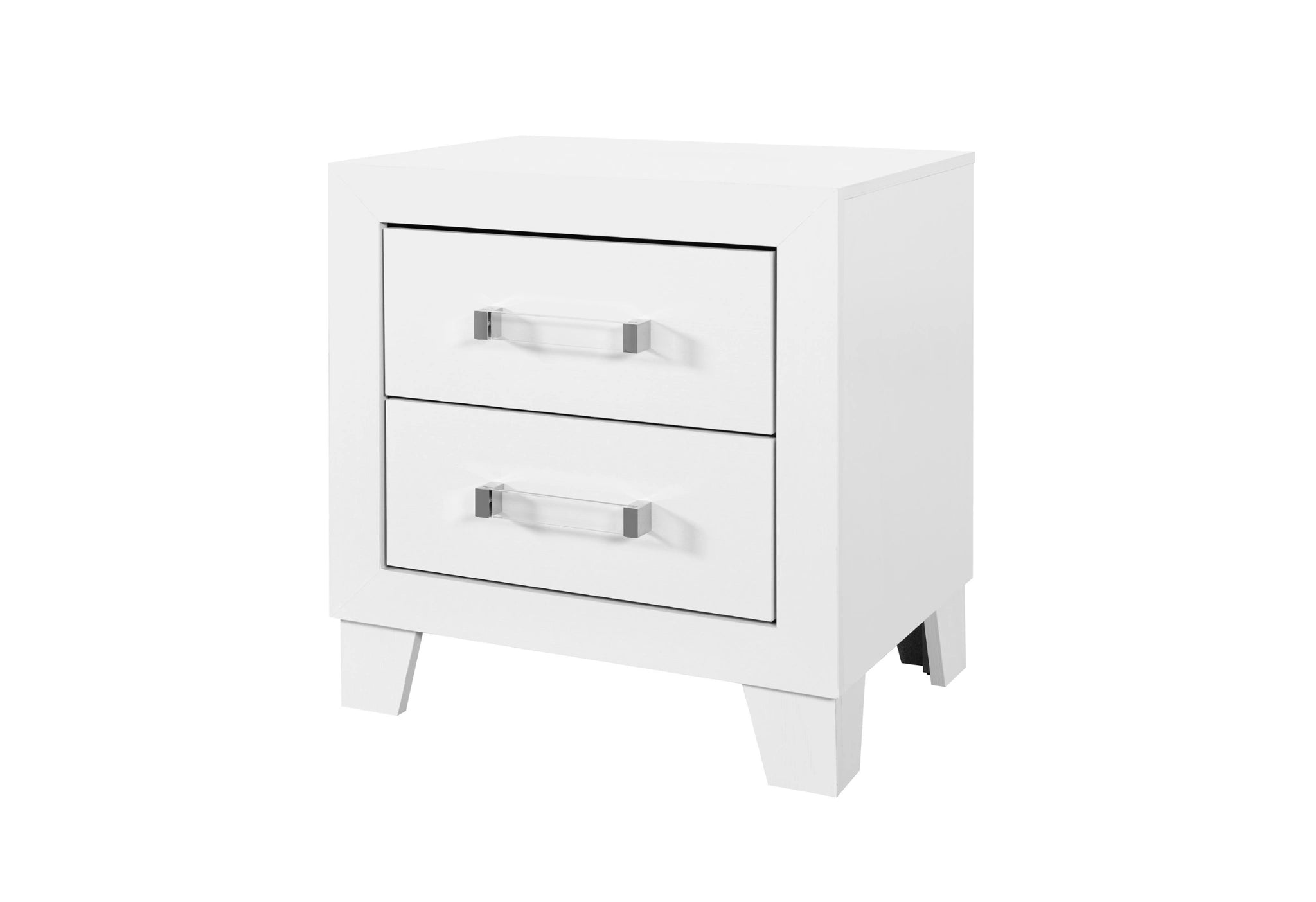 Luccia White Nightstand