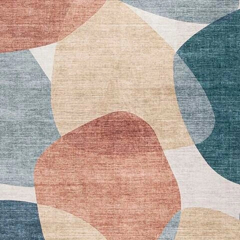 Chanleigh Washable 7'6" x 9'6" Area Rug