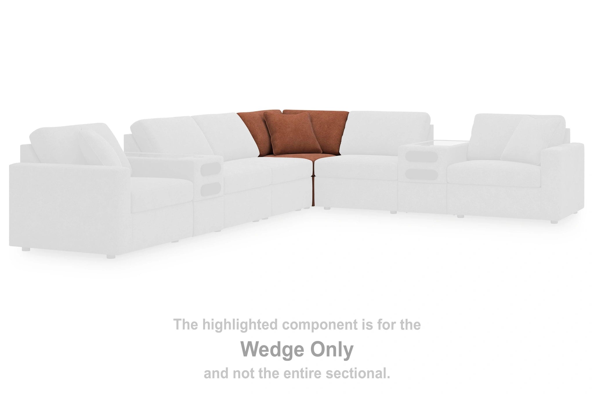Modmax Balanced Sectional with Audio and Storage Consoles