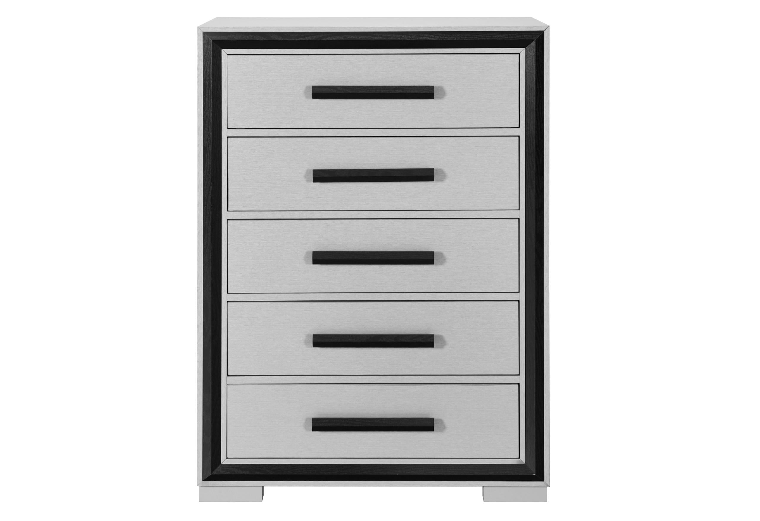 AMELIA GREY BLACK CHEST