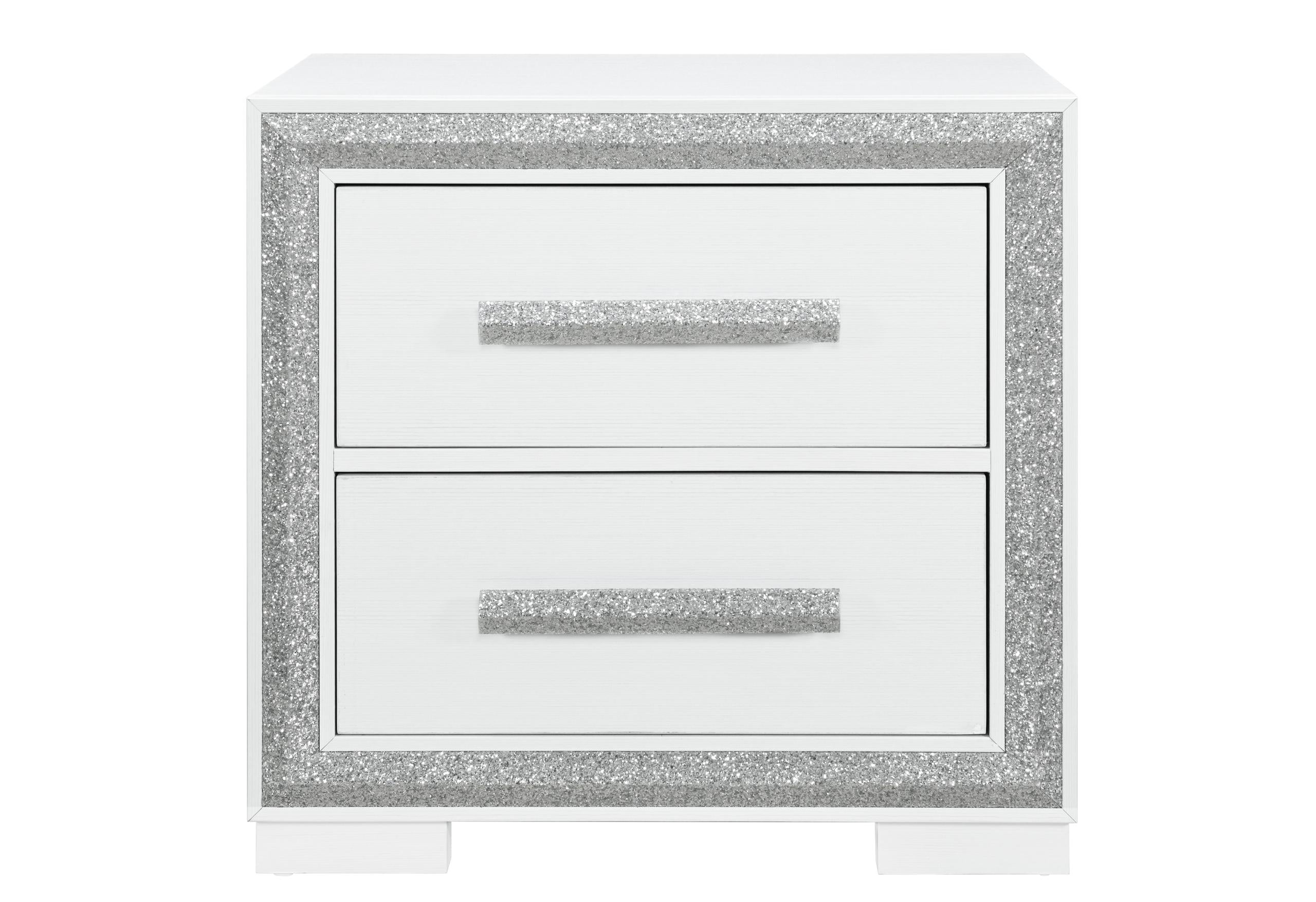 ANDROS SILVER NIGHTSTAND