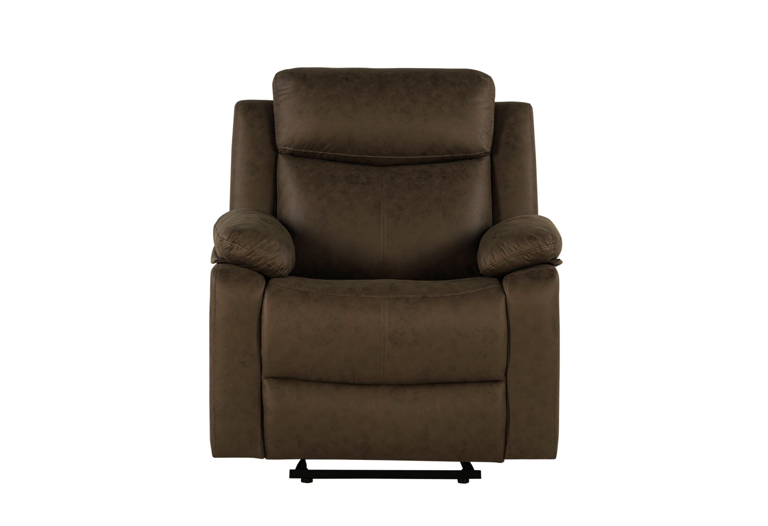 U6026 DARK BROWN 5 GLIDER RECLINER