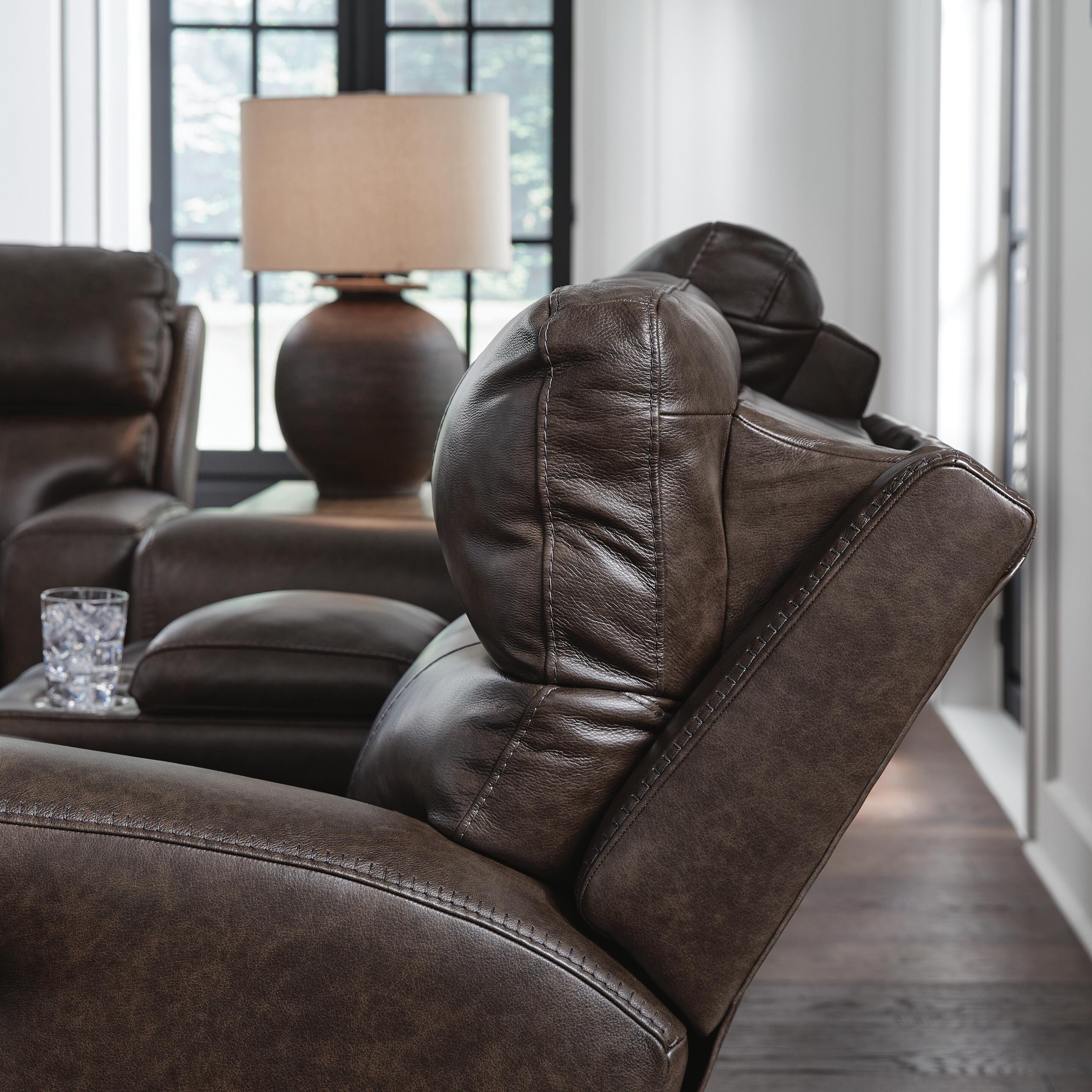 Crossplex Power Reclining Loveseat with Console