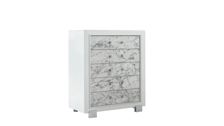 Santorini White Chest