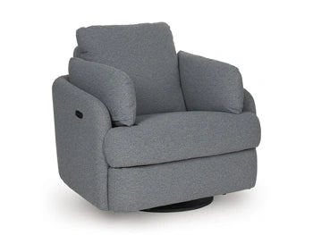 Alainmont Next-Gen Nuvella Swivel Power Recliner