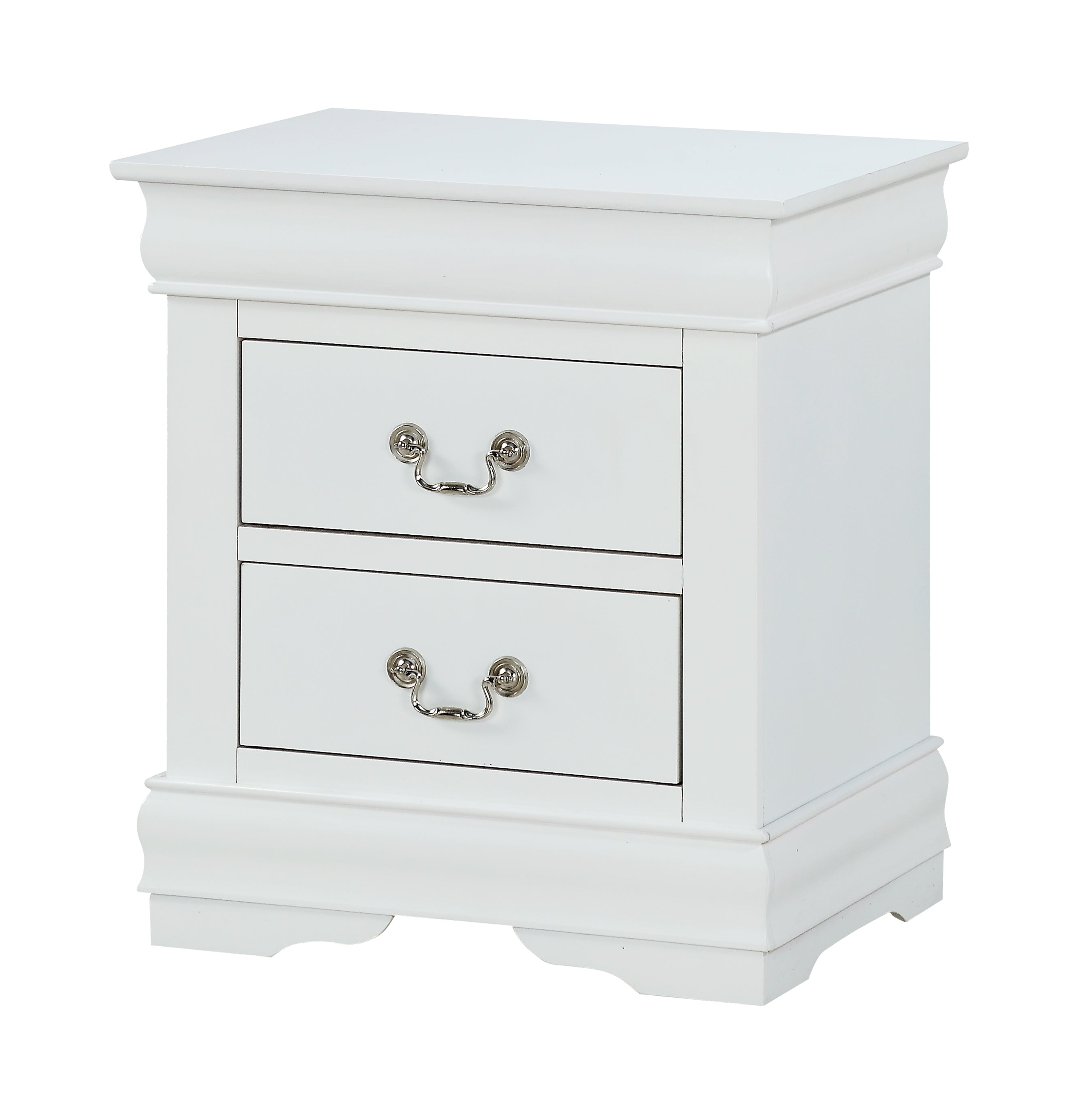 Louis Philip Nightstand White
