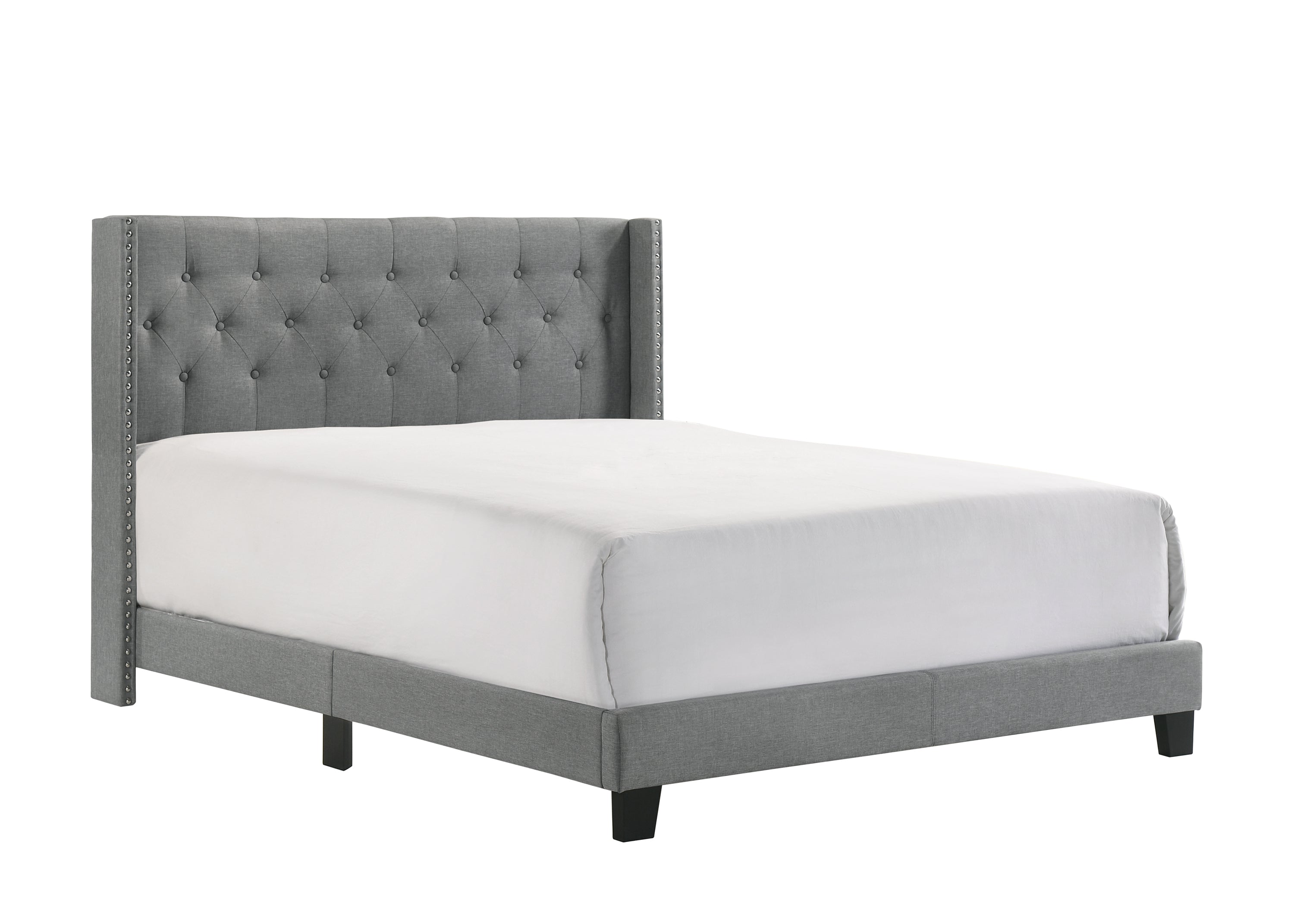MAKAYLA QUEEN BED GREY