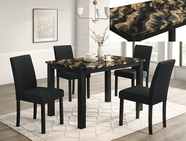 Resia Dining Chair Black
