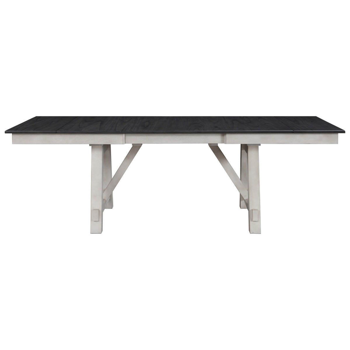 Crown Mark Maribelle Rectangular Dining Table in Chalk/Grey