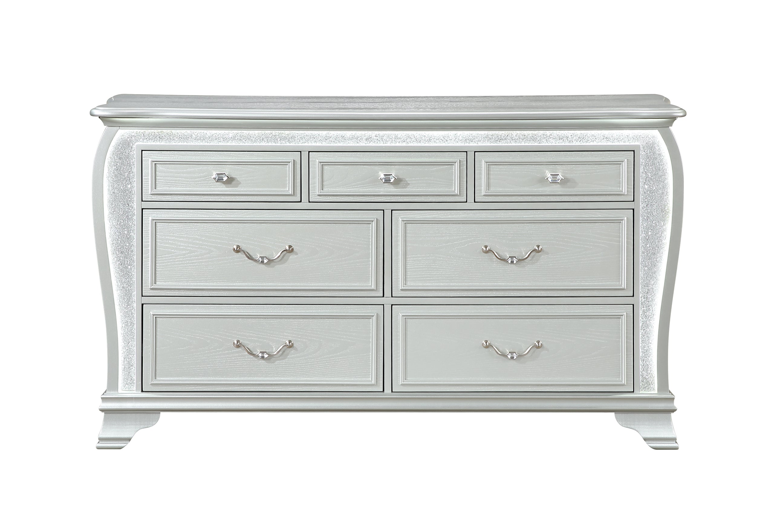 ARIA SILVER DRESSER WITH LED ARIA SILVER DRESSER WITH LED