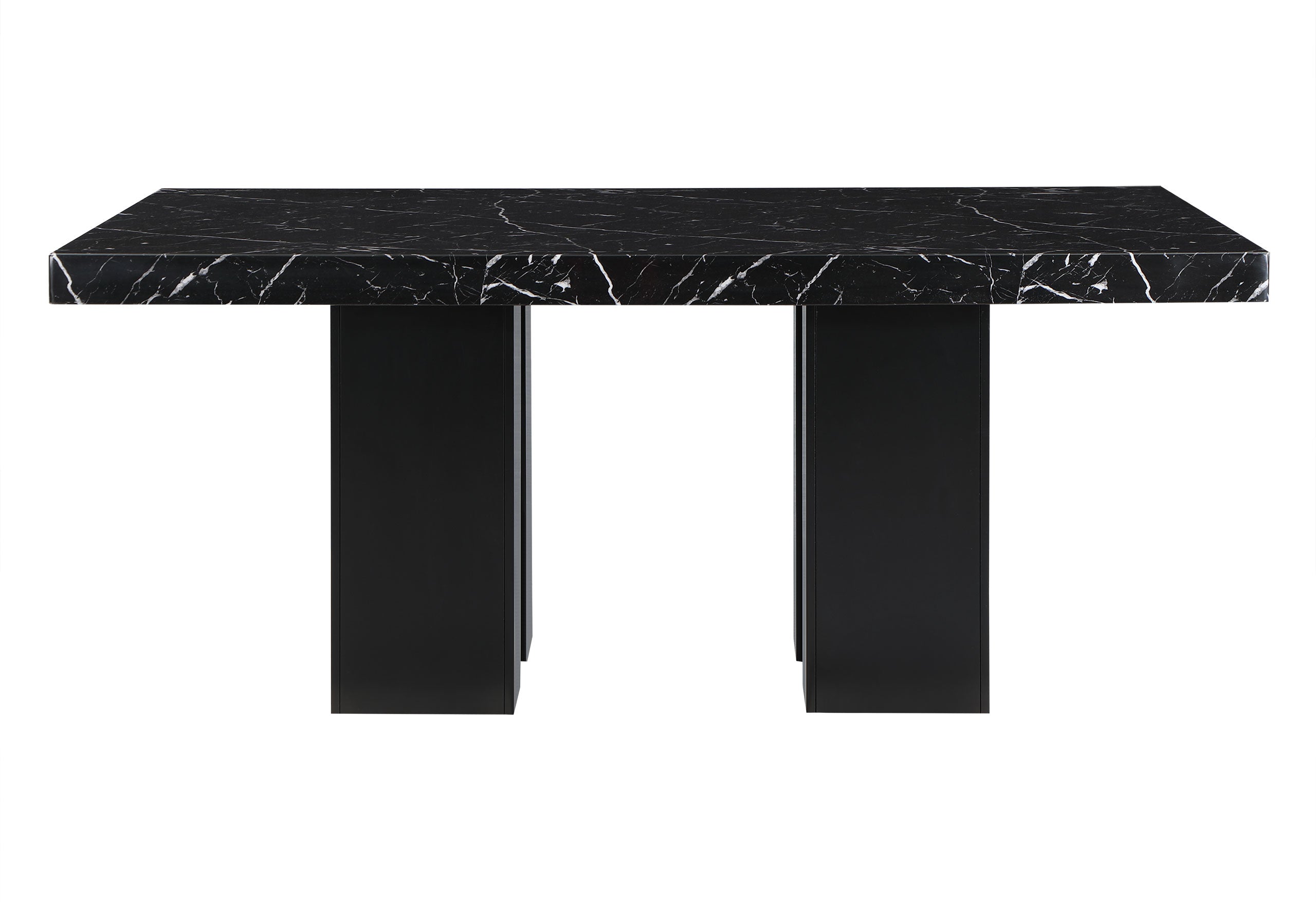 D03 DINING TABLE +8 D03 DINING CHAIRS BLACK