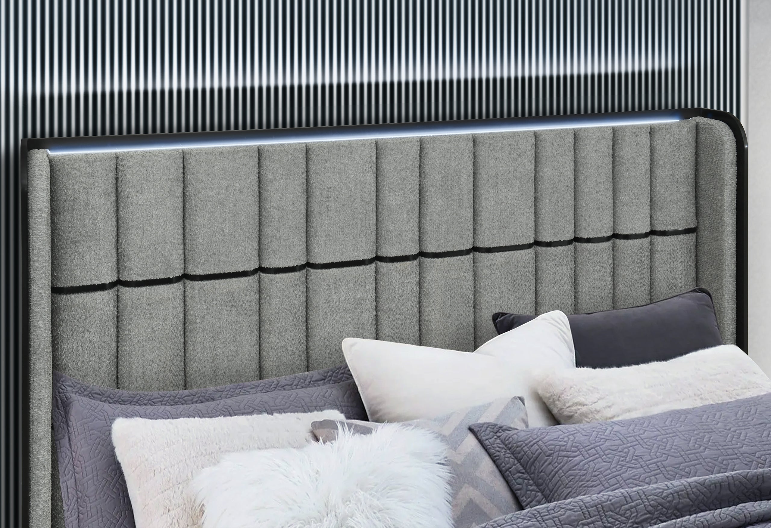 ISABELLA GREY QUEEN BED GROUP