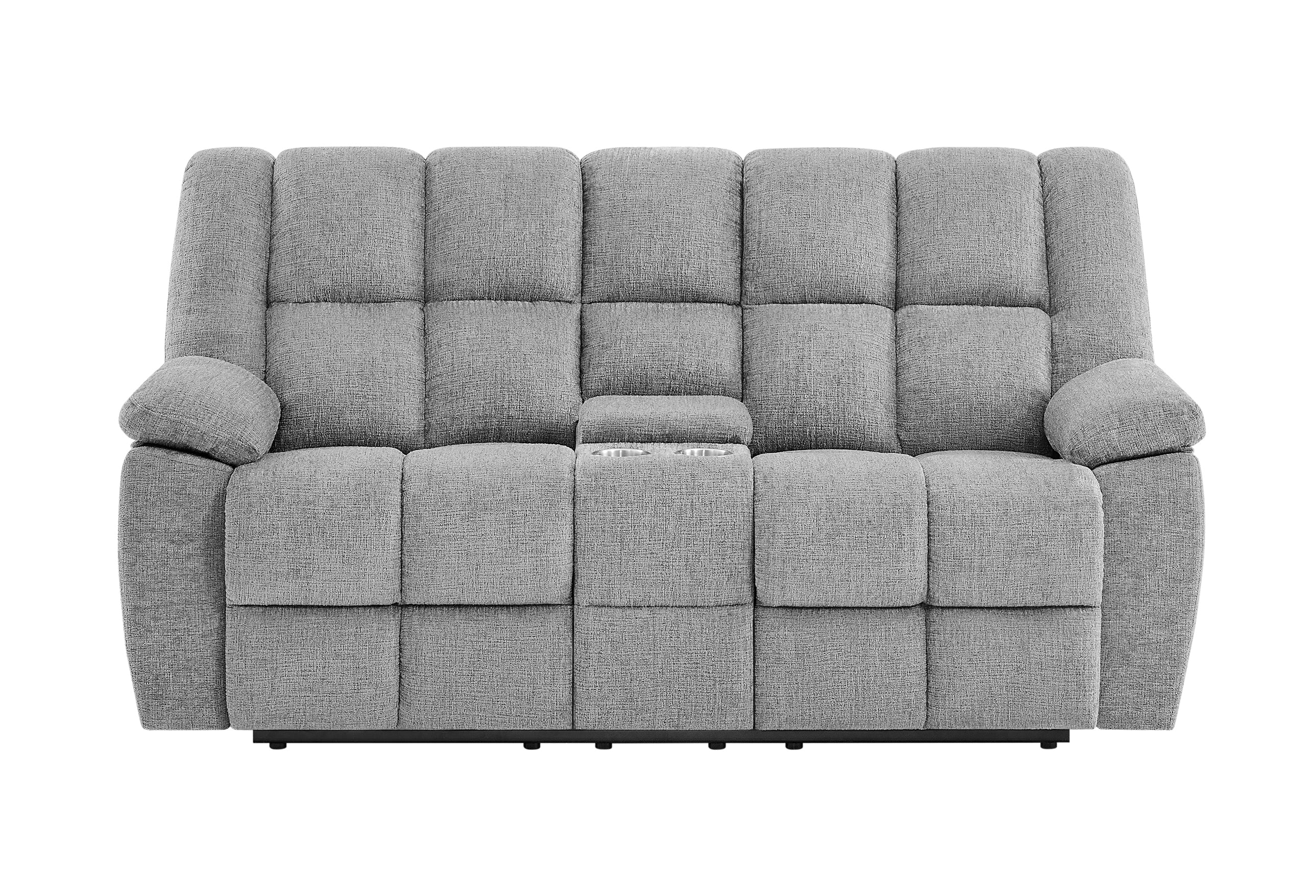 U6000 SMOKE CONSOLE RECLINING LOVESEAT
