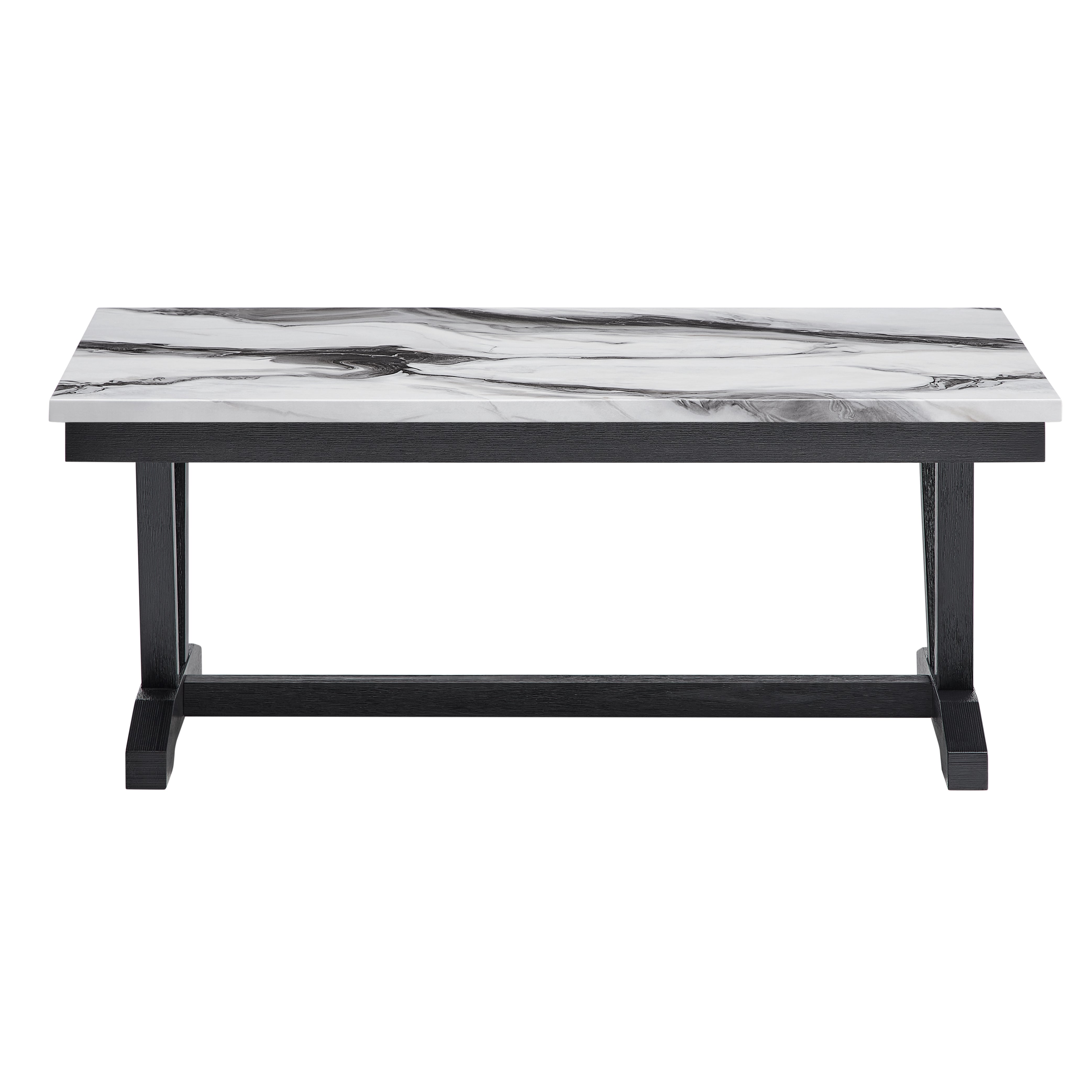 T1319 BLK/WHT COFFEE TABLE
