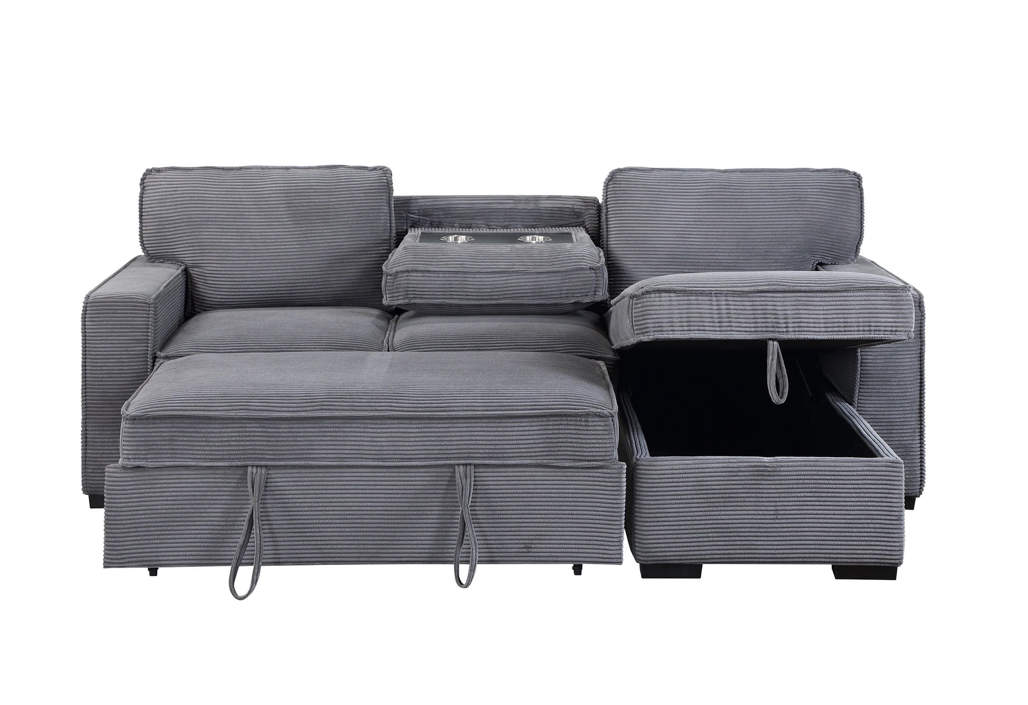 U0203 Light Grey Reversible Sofa Bed