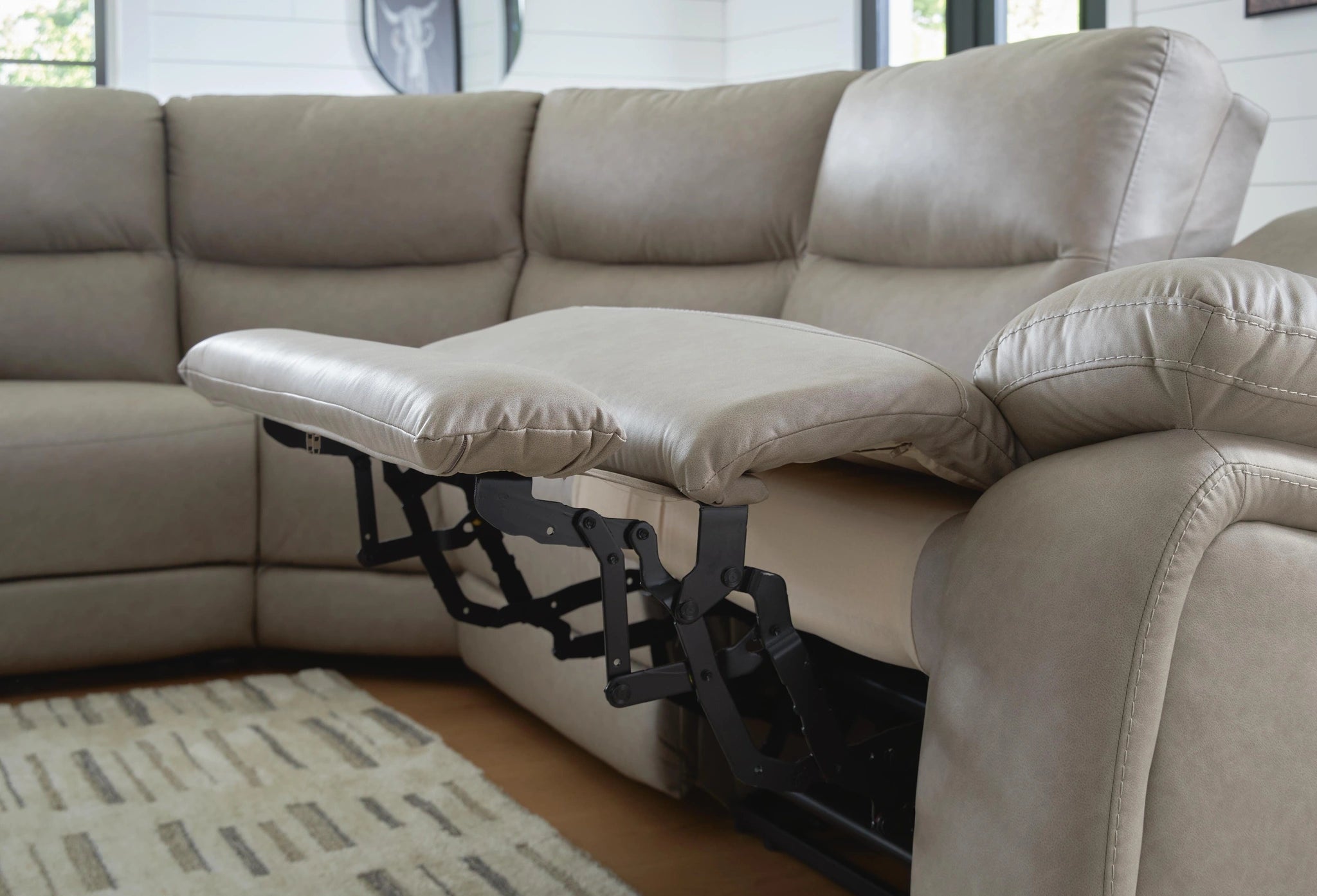 Narwhal Place Reclining Sectional with Storage Console