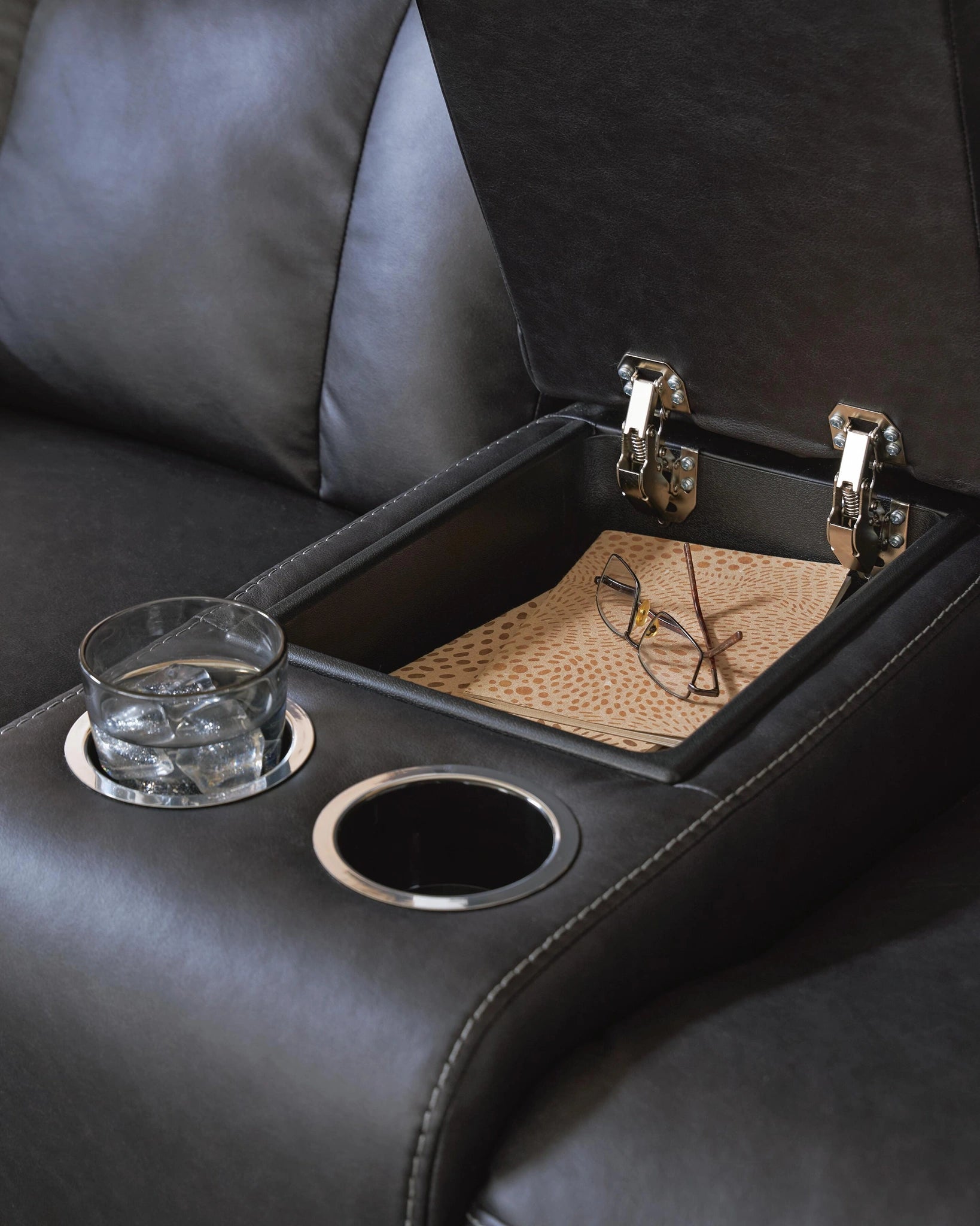 Mackmenville Reclining Loveseat with Console