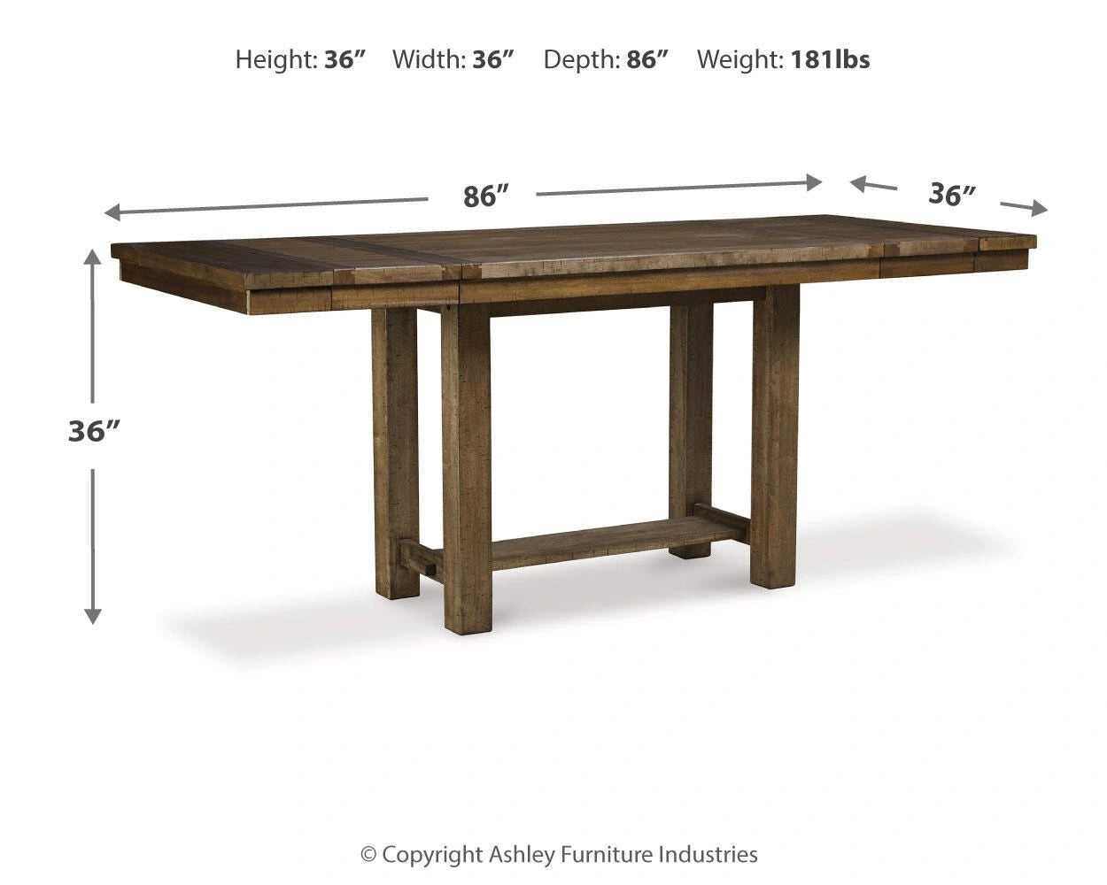 Moriville Counter Height Dining Set