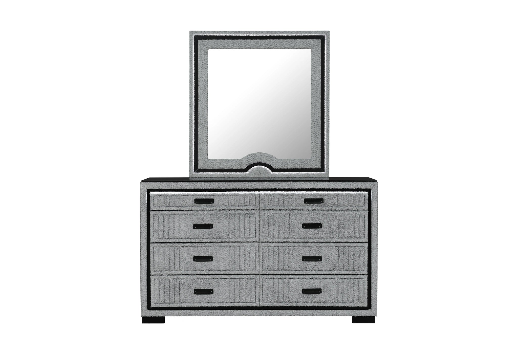 Isabella Grey Dresser with LED