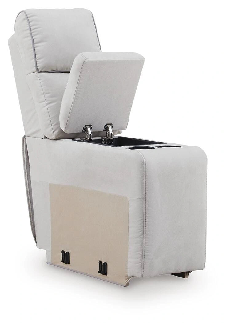 Social Pointe Reclining Sectional with Storage Consoles