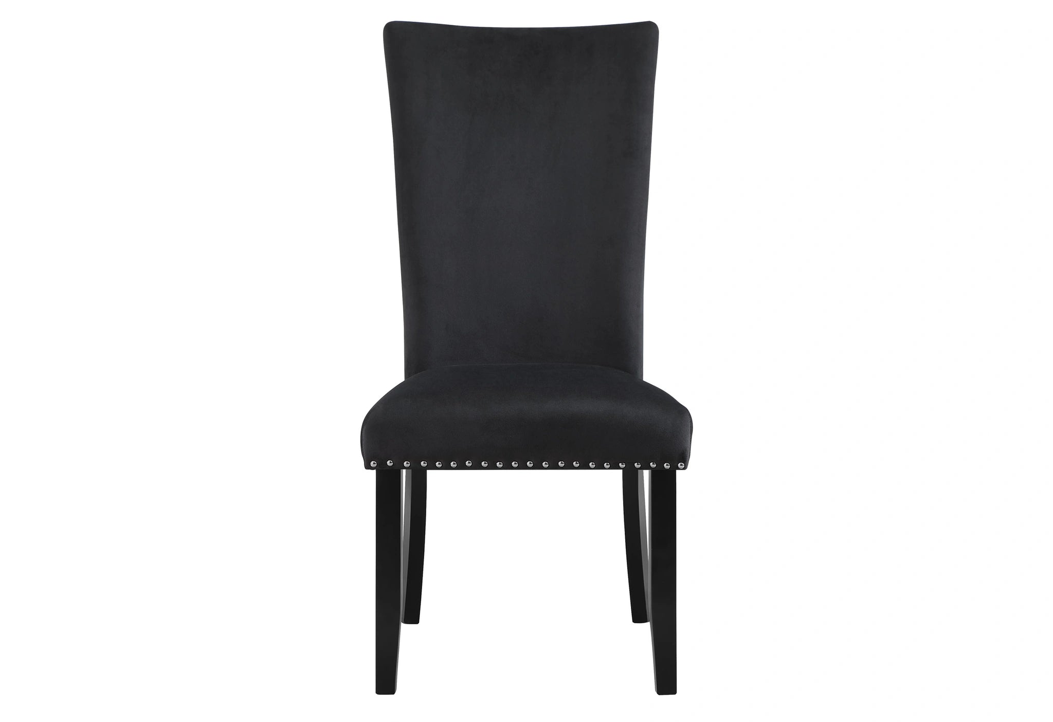 D1628 Dining Table and 6 D03 Black Dining Chairs