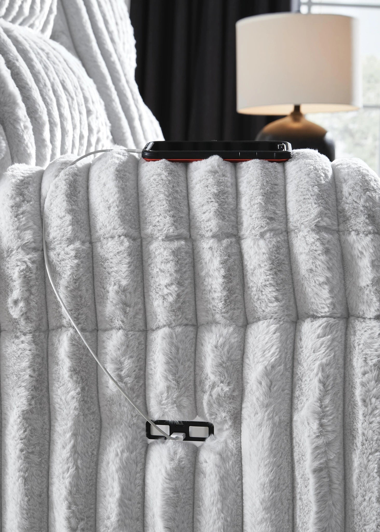 Rhines Falls Power Reclining Loveseat with Console