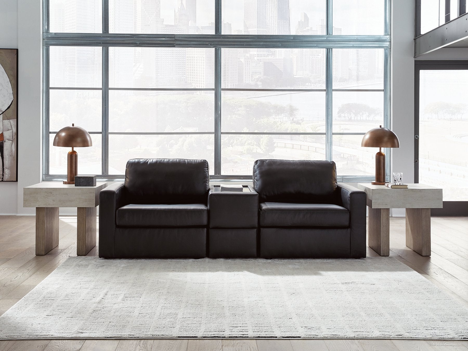 Modmax II Sectional Sofa with Storage Console
