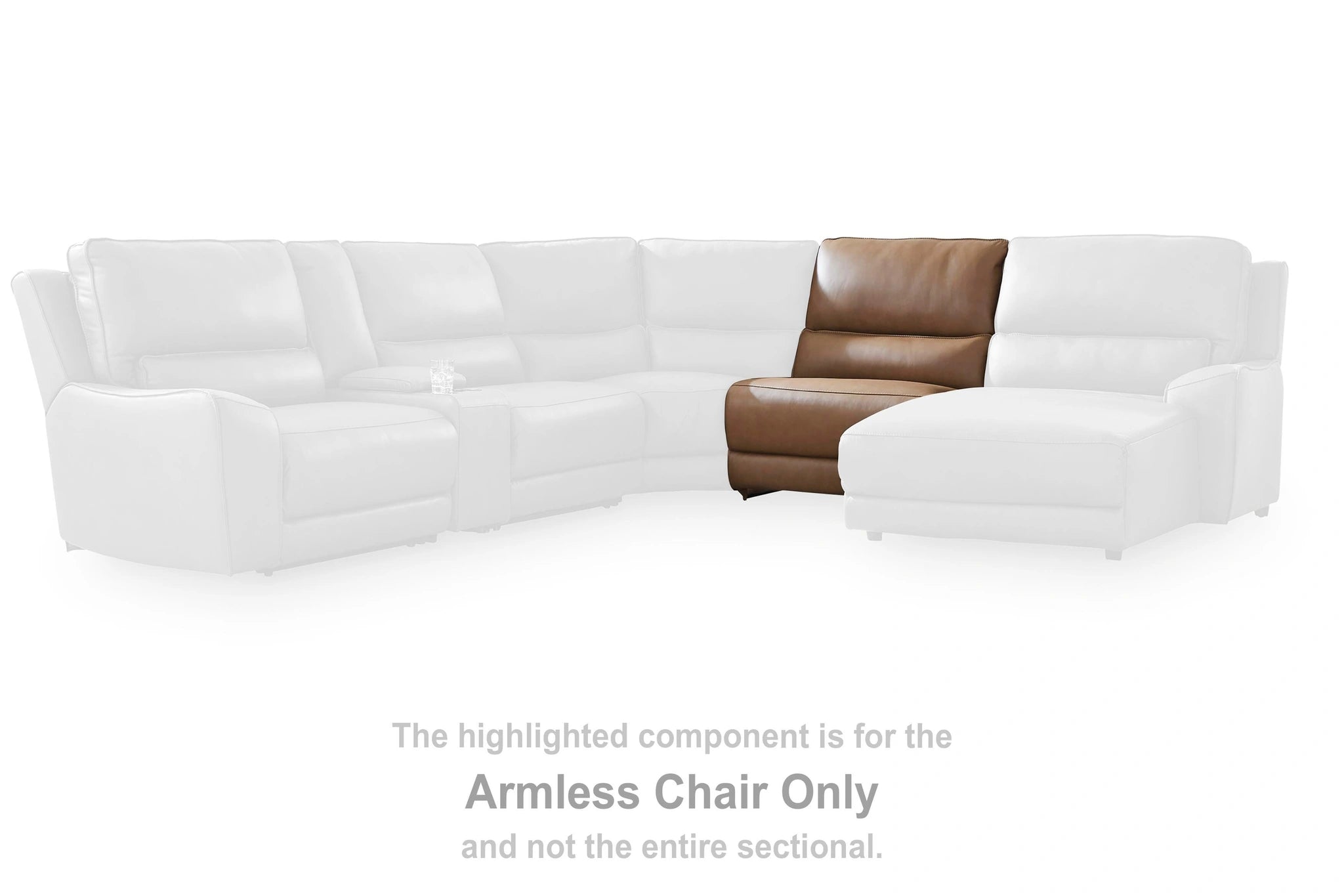 DeepWakes Reclining Sectional with Storage Console