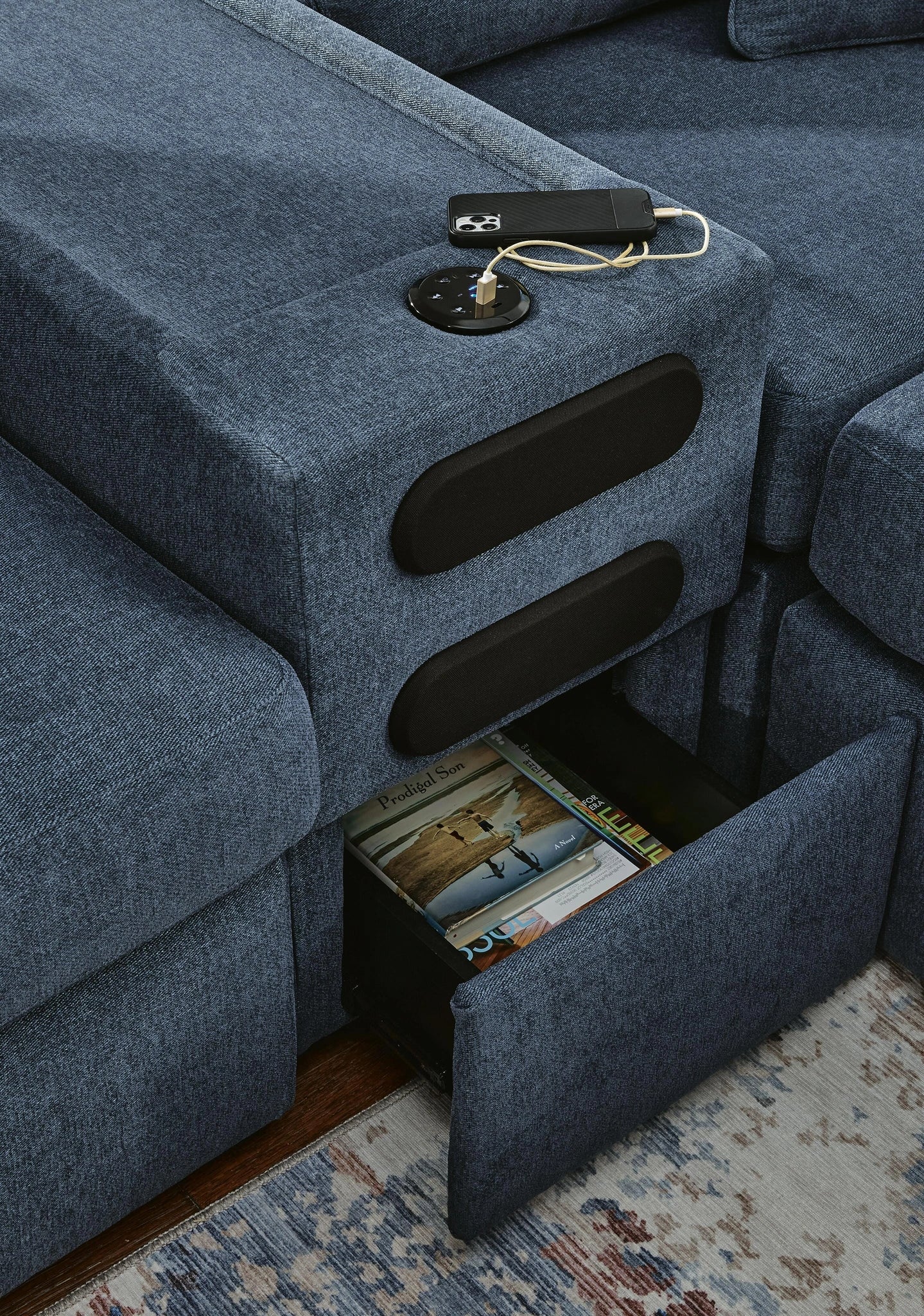 Modmax Sectional with Audio Console