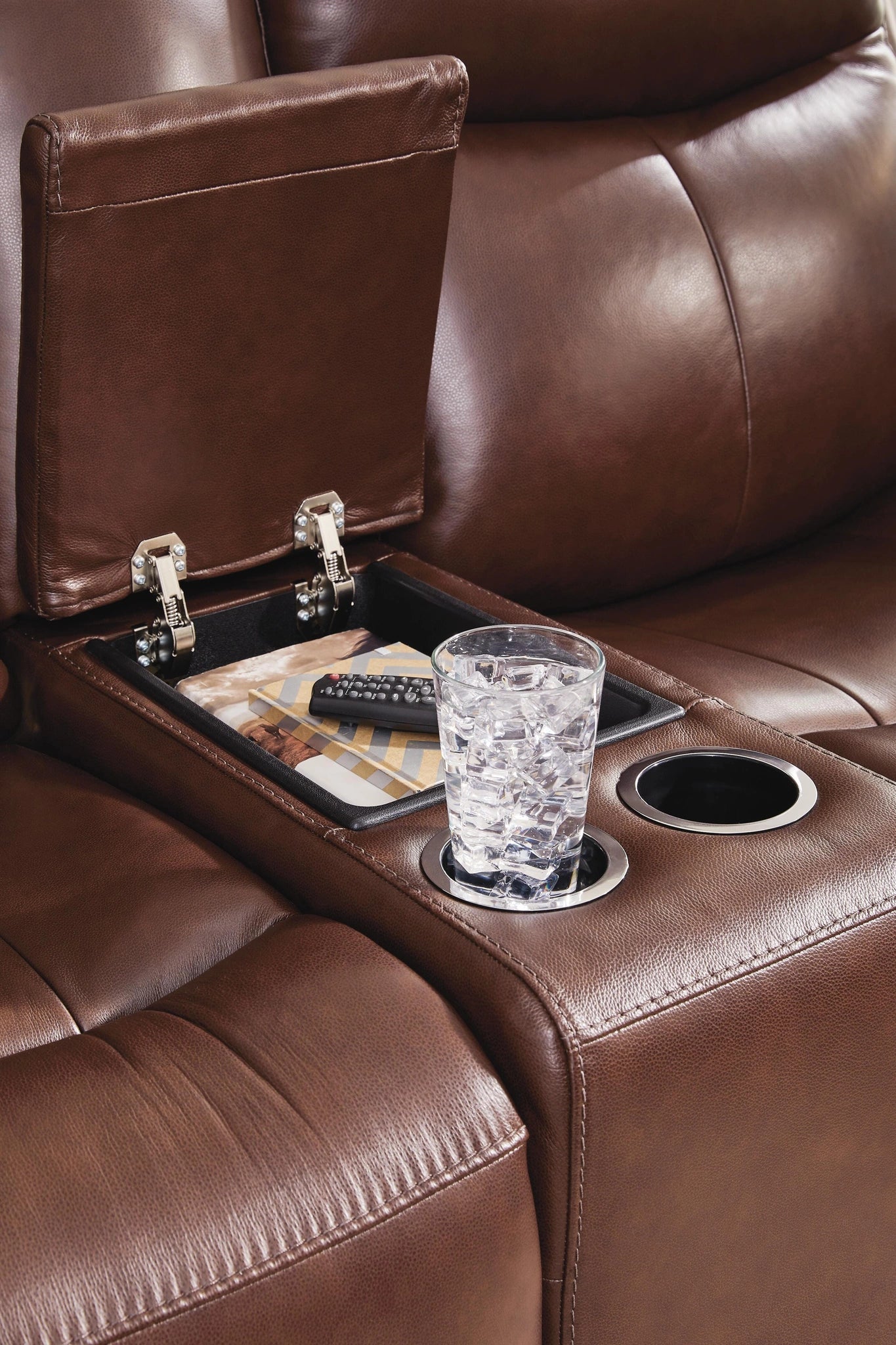 Next Move Power Reclining Loveseat with Console