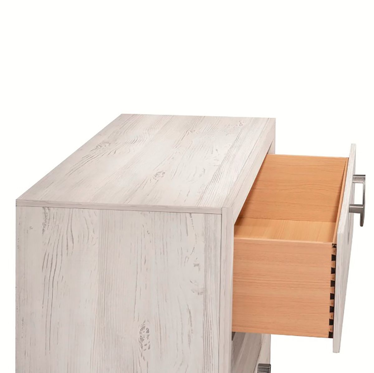 Crown Mark Furniture Veda 2 Drawer Nightstand in Beige