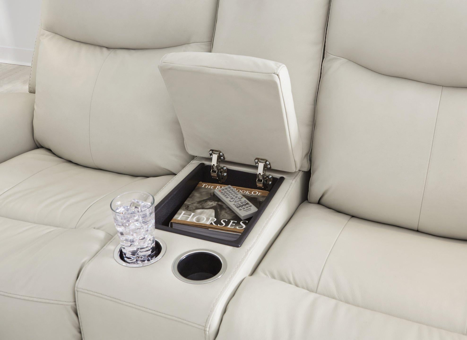 Mindanao Power Reclining Loveseat with Console