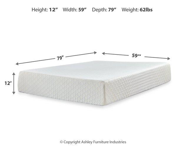 Chime 12 Inch Memory Foam Mattress in a Box