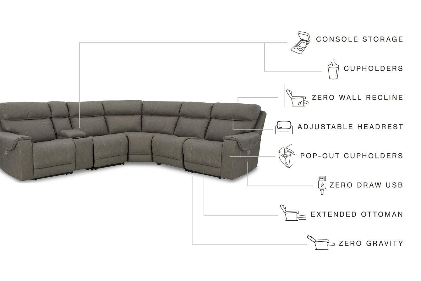 Starbot Power Reclining Sectional