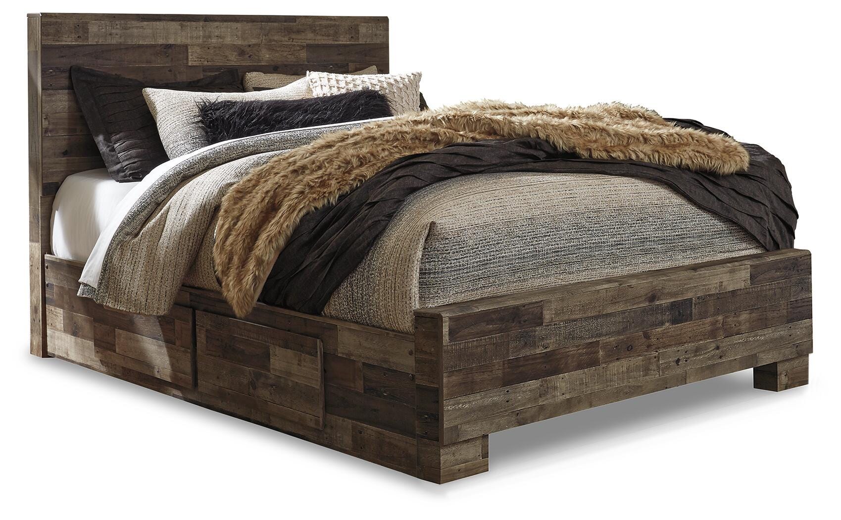 Derekson Bed with 2 Side Storage