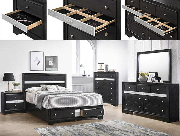 REGATA DRESSER BLACK/SILVER image