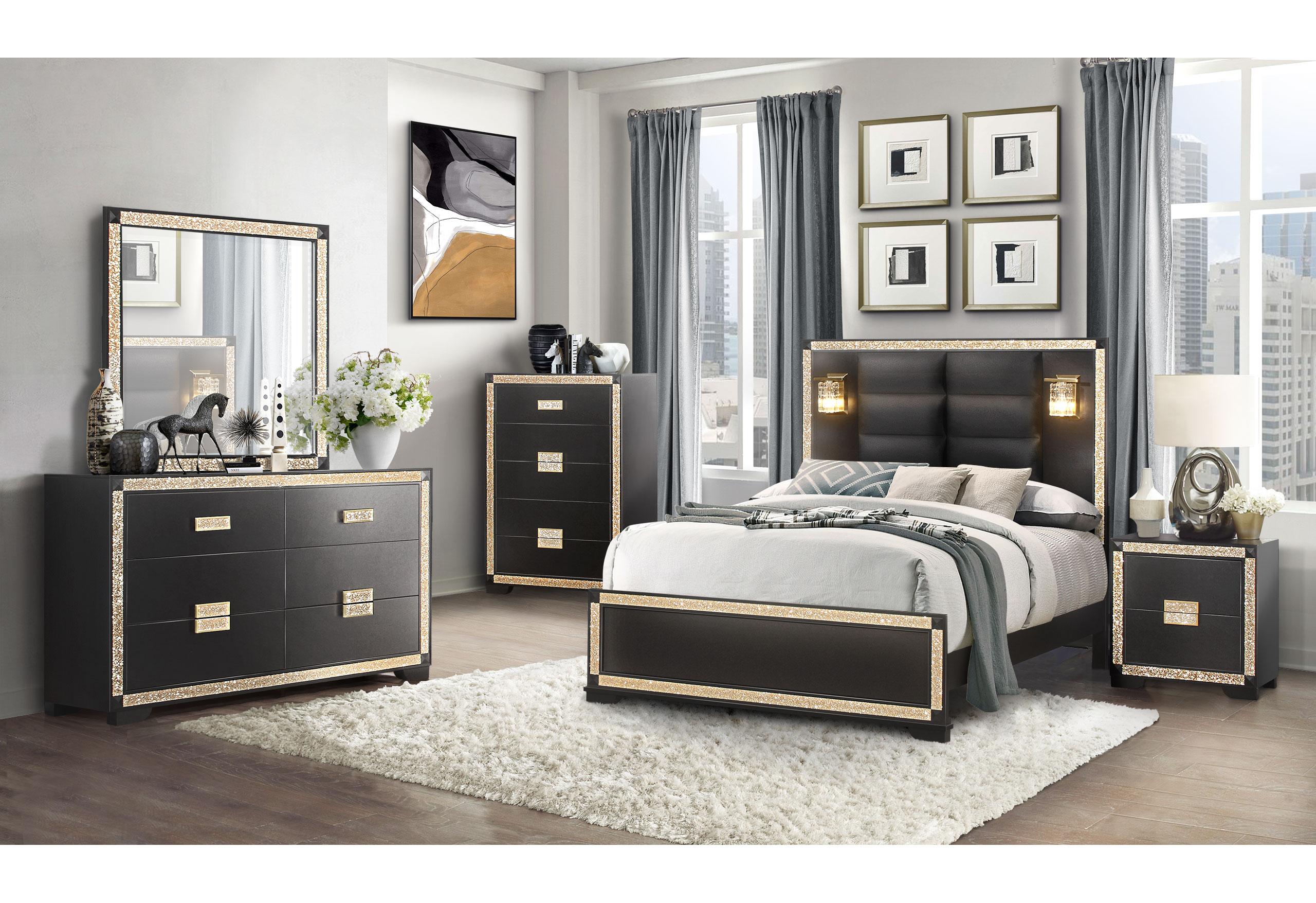 BLAKE-BLACK/GOLD-KB DR MR 2 NS CH