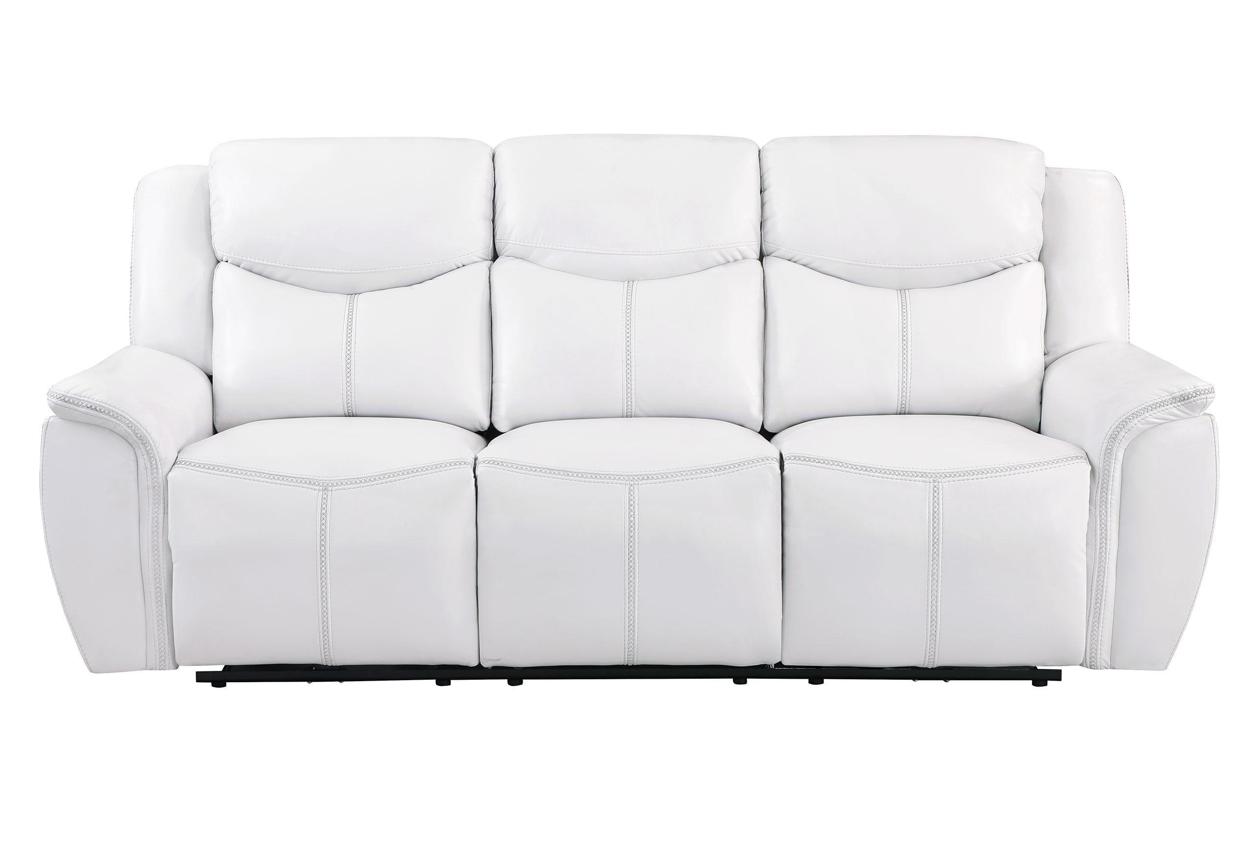 U5987 BLANCHE WHITE POWER RECLINING SOFA image