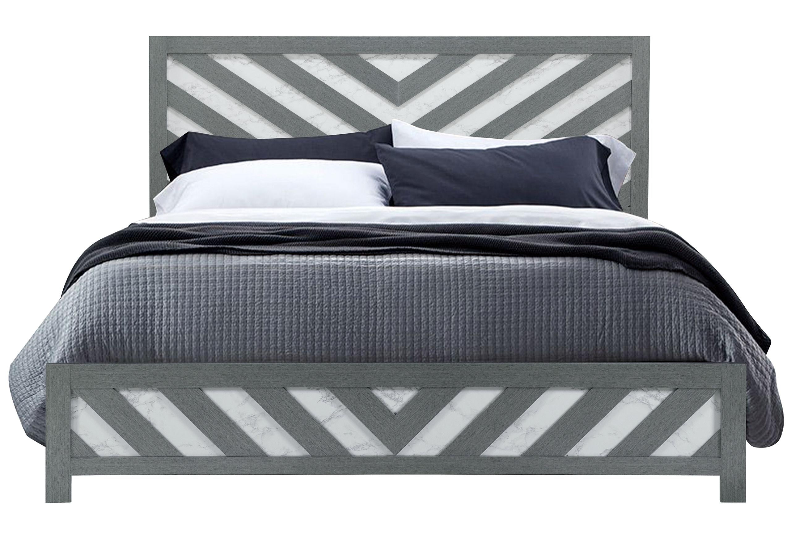 MICAH GREY KING BED