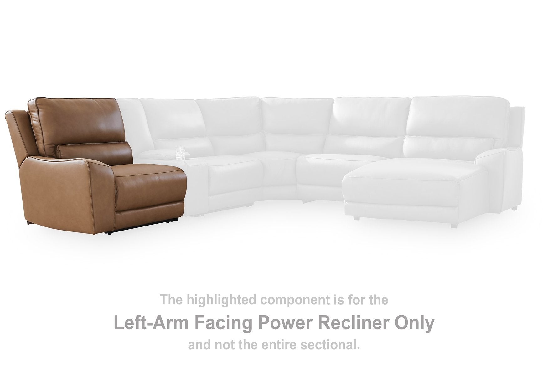 DeepWakes Reclining Sectional with Storage Console