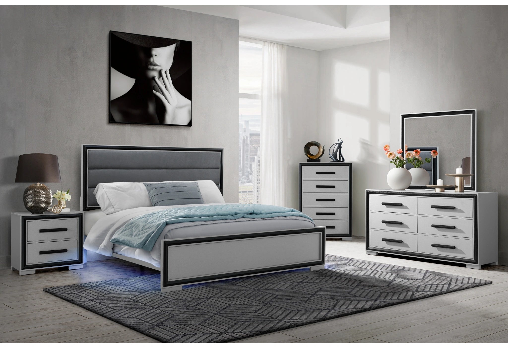 Amelia Grey Black Ns