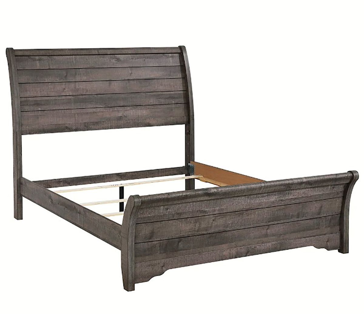 Crown Mark Furniture Coralee Queen Sleigh Bed in Gray B8100-Q