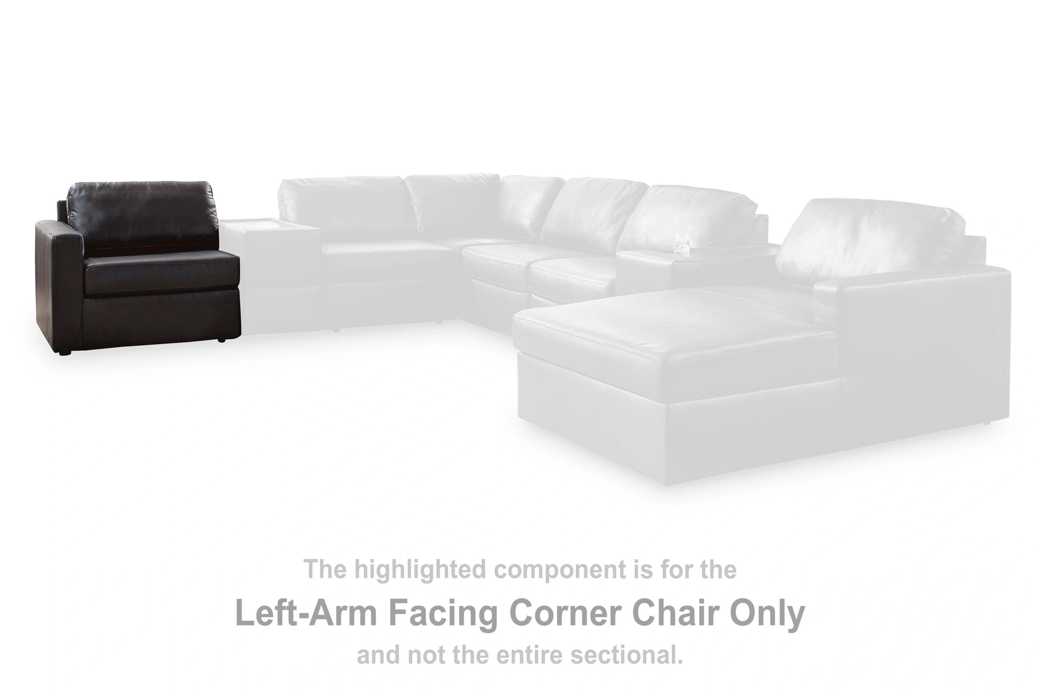 Modmax II Sectional Loveseat with Audio Console