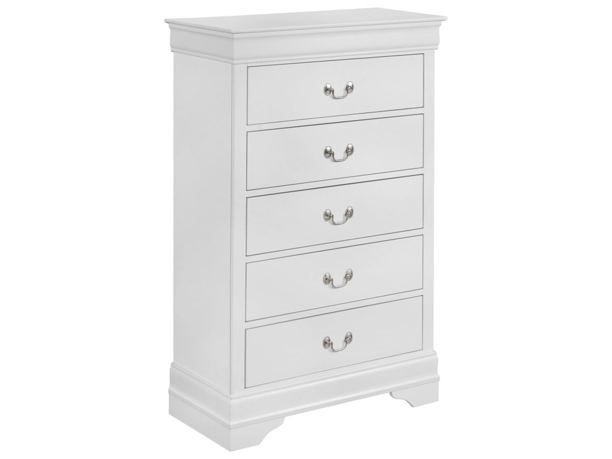 Crown Mark Louis Philip Chest in White image