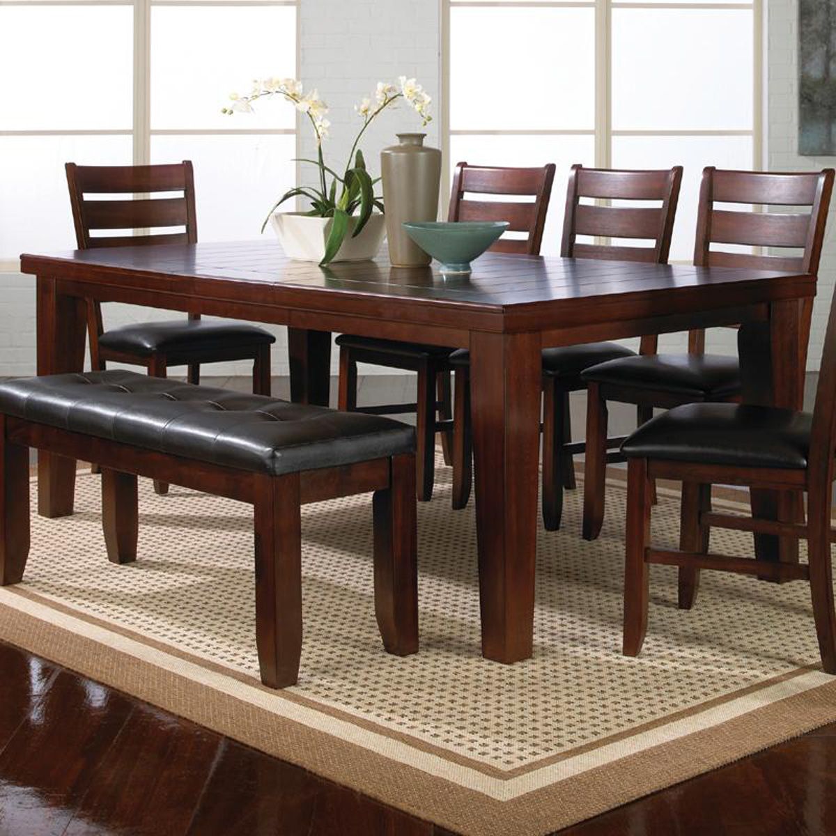Crown Mark Bardstown Dining Table in Espresso 2152T-4282